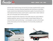 Tablet Screenshot of ameritexfabrics.com
